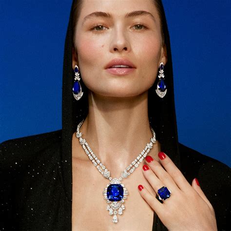 Royal Blue Diamond Necklace