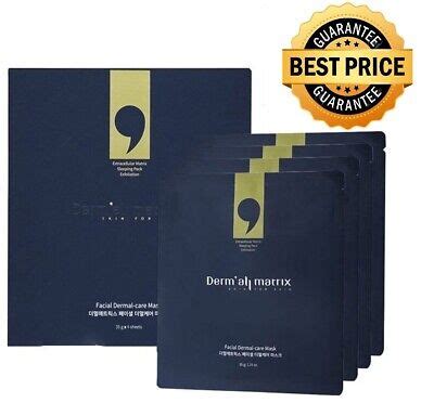 IN STOCK Derm all Matrix Mask Daily Facial Dermal-care (4 Sheets, 35g/sheet) | eBay