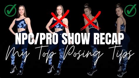 NPC PRO BIKINI Show Recap MY TOP POSING TIPS EXPLAINED YouTube