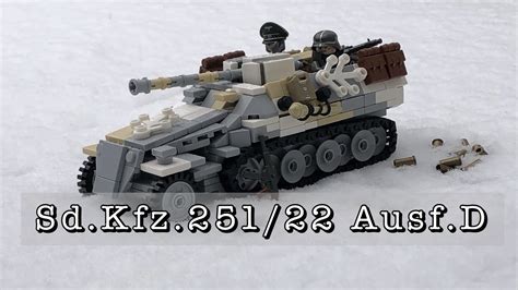 Lego Ww2 Sdkfz25122 Ausfd In The Ardennes December 1944battle