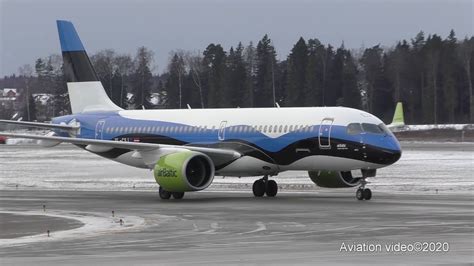 Airbus A Yl Csj Air Baltic Estonian Flag Livery Youtube