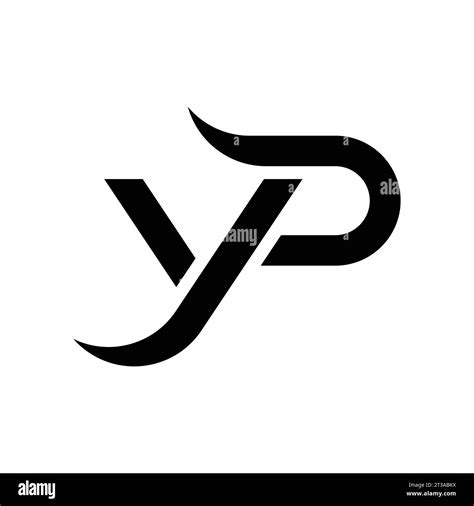 YP Logo YP Monogram Initial YP Logo Letter YP Logo Icon Vector