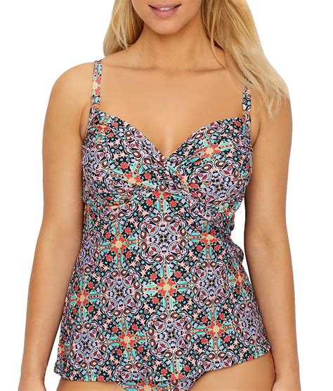 Swim Systems Swim Systems Palace Crossroads Tankini Top D Ddd Cups