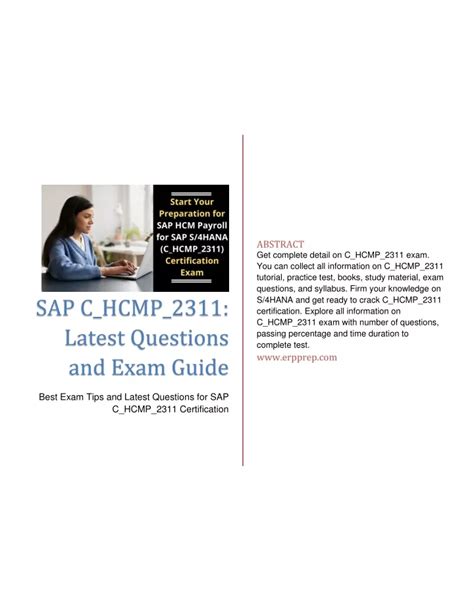 PPT SAP C HCMP 2311 Latest Questions And Exam Guide PowerPoint