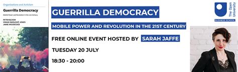 Sarah Jaffe Hosts Guerrilla Democracy Mobile Power And Revolution