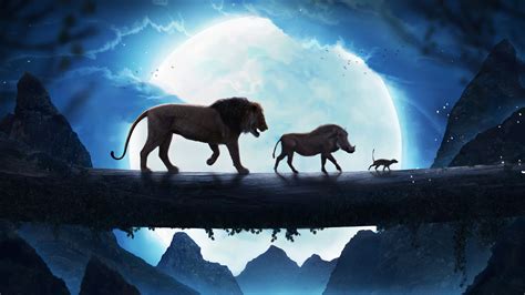 Pumbaa Simba Timon 4k Hd The Lion King Wallpapers Hd Wallpapers Id