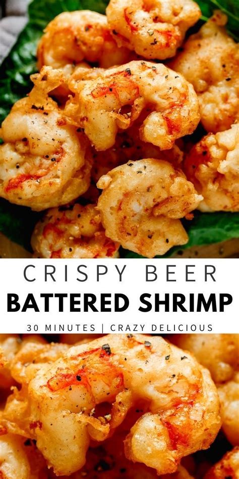 Crispy Beer Battered Shrimp Battered Shrimp Recipes Beer Battered Shrimp Beer Batter