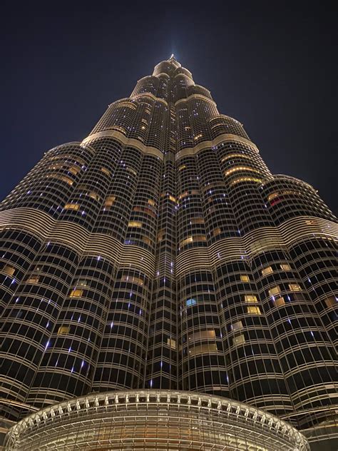 The Burj Khalifa Illuminated at Night · Free Stock Photo