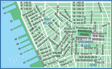 Greenwich Village Map