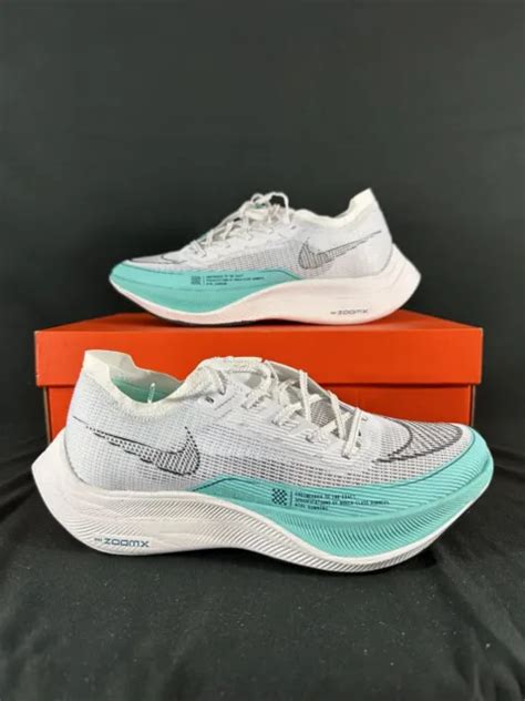 NIKE ZOOMX VAPORFLY NEXT% 2 WOMEN - UK 7 -White/Aurora Green/Washed ...