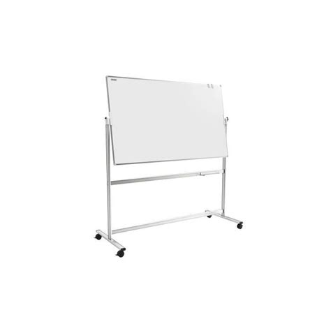 Allboards Tableau Blanc Mobile Double Face Magnétique Effaçable à Sec Avec Cadre En Aluminium