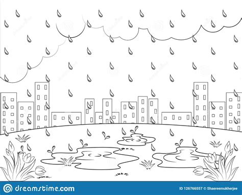 15 Printable Rainy Day Coloring Pages for 2022 - Happier Human