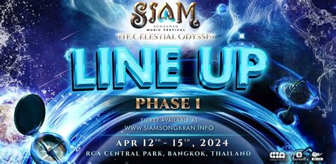 SIAM Songkran Music Festival 2024 Announces Phase 1 Lineup | SIAM ...