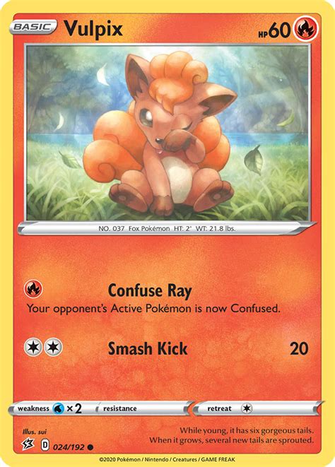 Vulpix Rebel Clash Rcl Pkmncards