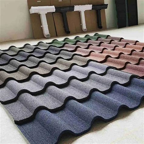 Aluminium Zinc Stone Coated Sheet High Quality Metal Roofing Materials Roof Tiles China