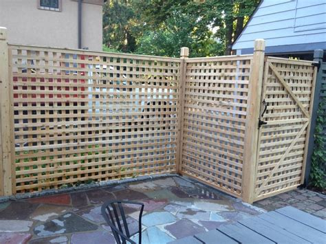 Lattice Fence In Mount Vernon Westchester Fence Company 914 337 8700