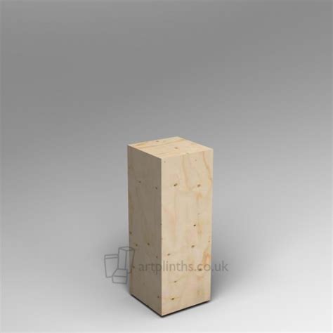 Spruce Wood Plinths Plywood Pedestal Artplinths Pine Display Column