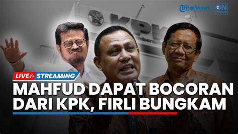 Kpk Bungkam Soal Kabar Mahfud Md Dapat Bocoran Bahwa Mentan Syl Jadi