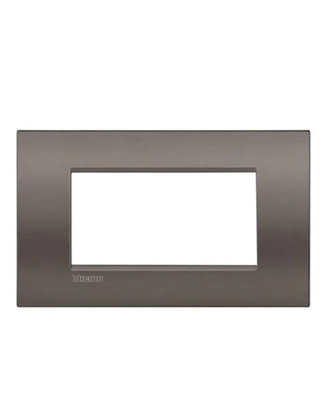 Bticino LivingLight AIR Clay Plate 4 Places LNC4804CY Matyco