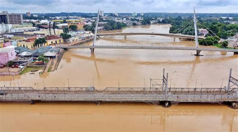 N Vel Do Rio Acre Volta A Subir Cent Metros Ap S Baixar Cota De