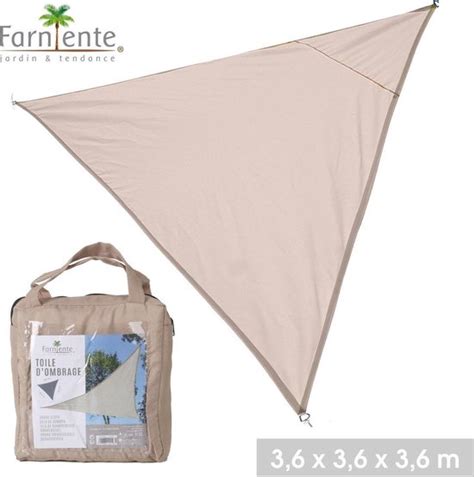 Farniente Schaduwdoek Driehoek X X Meter Beige