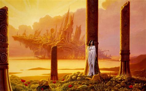 Michael Whelan Pillars Fantasy Art Art Wallpaper Sci Fi Art