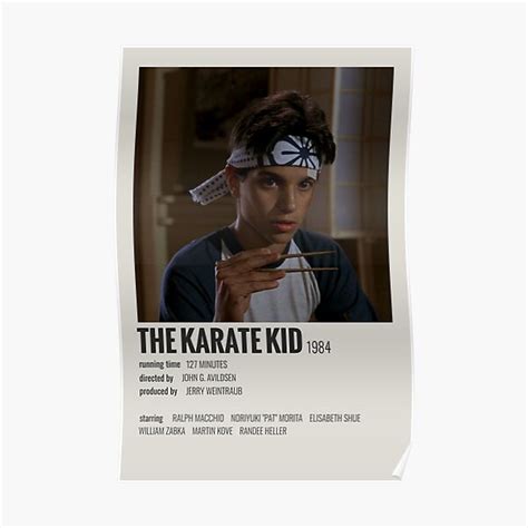 "The Karate Kid (1984)" Poster for Sale by MoviePolaroid | Redbubble