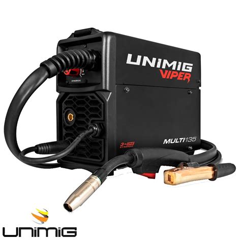 UNIMIG VIPER MULTI 135 WELDER MIG TIG STICK GAS OR GASLESS SINGLE