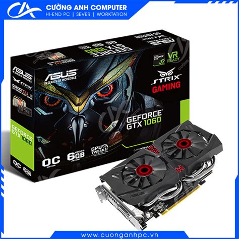 Vga Asus Strix Geforce Gtx 1060 Oc Edition 6gb Gddr5 Strix Gtx1060 Dc2o6g