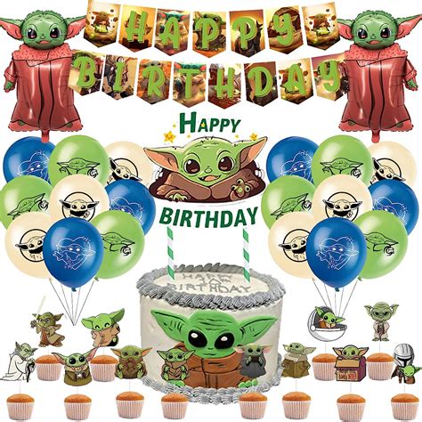 Decoration Anniversaire Star Wars Décoration d Anniversaire Yoda