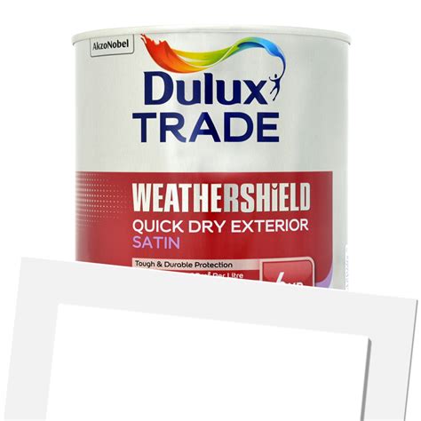 Dulux Trade Weathershield Weathershield Exterior Quick Drying Satin