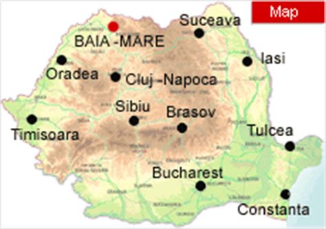 Baia Mare Map and Baia Mare Satellite Images