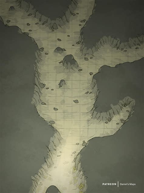 Cave Entrance Map (18x24) : r/battlemaps