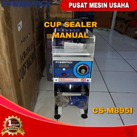 Jual Mesin Penyegel Gelas Plastik Manual Cup Sealer Manual Cs M