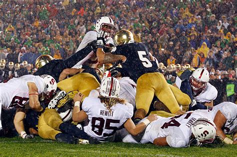 Stop Right There Son Notre Dames Overtime Goal Line Stand Against