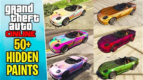 There Are Actually 50 HIDDEN Chameleon Paint Jobs In GTA Online YouTube