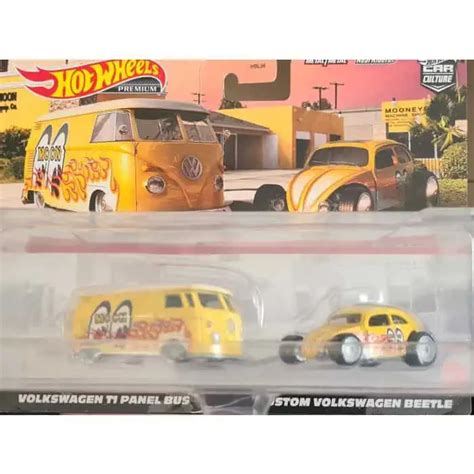 Embalagem Danificada Hot Wheels Car Culture Volkswagen Mooneyes Volkswagen T1 Panel Bus