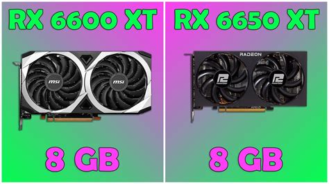 RX 6600 XT Vs RX 6650 XT Gaming Test YouTube