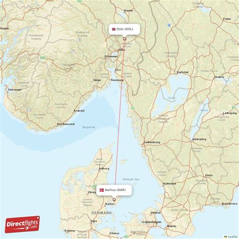 Direct Flights From Oslo To Aarhus OSL To AAR Non Stop Directflights