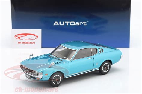 AUTOart 1 18 Toyota Celica Liftback 2000GT RA25 建設年 1973 ターコイズ メタリック