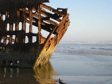 Ship Wreck at Fort Stevens State Park - near Astoria Oregon