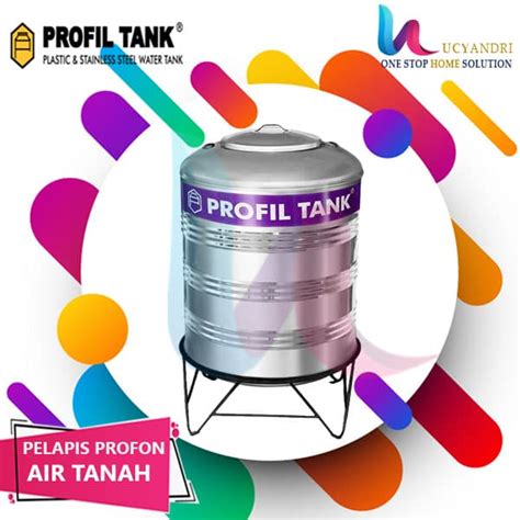 Tangki Air Stainless Profil Tank Ps Profon Pakai Kaki Tandon