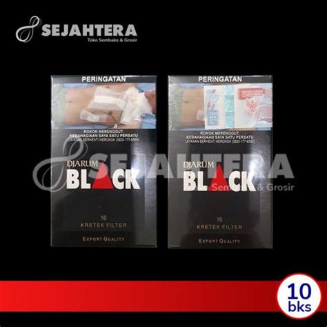 Jual Miliki Djarum Black Slop Isi Batang Rokok Kretek Filter