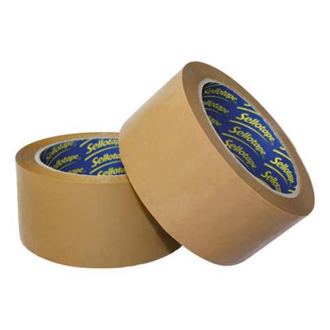 Sellotape Vinyl Case Sealing Tape Mmx M Brown Pack Se