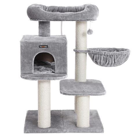 Maine Coon Cattower Kradsetræ And Klatretårnet Lysegrå Goldpetz Dk