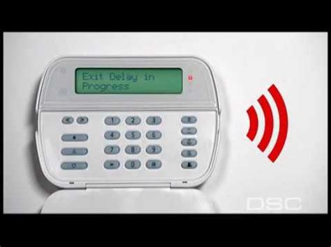 DSC Alexor Wireless Alarm Panel Overview YouTube