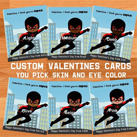 Custom Personalized Miles Morales Spiderman Valentines Card Etsy