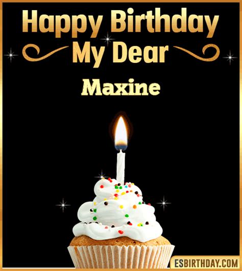 Happy Birthday Maxine GIF 🎂 Images Animated Wishes【28 GiFs】