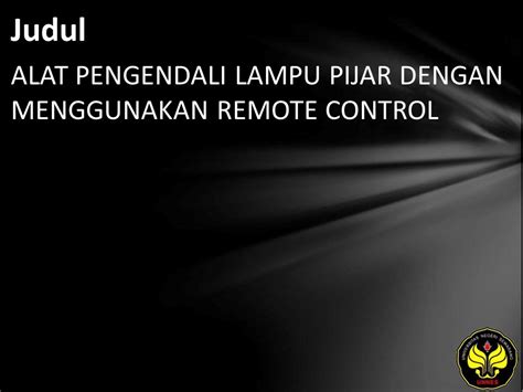 Nurul Hudha Alat Pengendali Lampu Pijar Dengan Menggunakan Remote