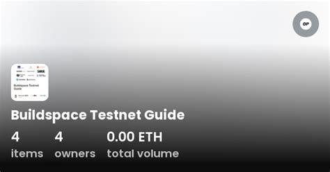 Buildspace Testnet Guide Collection OpenSea